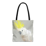 Sunshine Splash: Yellow Crested Cockatoo Tote Bag