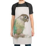 Emerald Elegance: A Green Cheek Portrait Apron