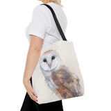 Enchanted Night: Barn Owl Tote Bag