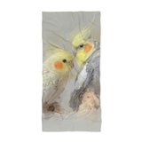 Cockatiel Beach Towel