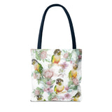 Floral Elegance Conure Tote Bag