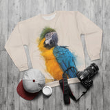 Blue and Yellow Macaw Unisex Sweatshirt