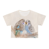 Budgie Symphony Crop Tee