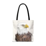 Majestic Freedom: Bald Eagle Tote Bag