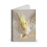 Wings and Whispers Spiral Notebook