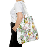 Floral Elegance Conure Tote Bag