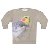 Cockatiel Elegance Unisex Sweatshirt III