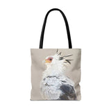 Graceful Hunter: Secretarybird Tote Bag