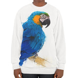 Blue and Yellow Macaw Unisex Sweatshirt II