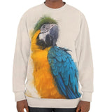 Blue and Yellow Macaw Unisex Sweatshirt