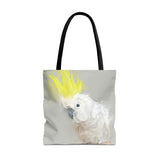 Sunshine Splash: Yellow Crested Cockatoo Tote Bag