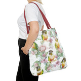 Floral Elegance Conure Tote Bag