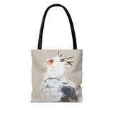 Graceful Hunter: Secretarybird Tote Bag