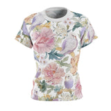 Budgie Floral Elegance Womens Tee