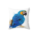 Blue and Yellow Macaw Elegance Pillow III