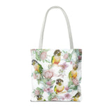 Floral Elegance Conure Tote Bag