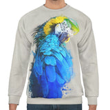 Blue and Yellow Macaw Unisex Sweatshirt III