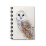 Enchanted Evenings: A Barn Owl Spiral Notebook