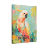 Jungle Majesty – Tropical Cockatoo Canvas ART
