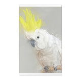 Cockatoo Elegance Portrait Rug