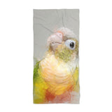 Pineapple Green Cheeked Conure Beach Towel II