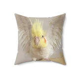 Cockatiel Portrait Pillow III