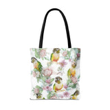 Floral Elegance Conure Tote Bag