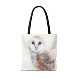 Enchanted Night: Barn Owl Tote Bag