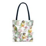 Floral Elegance Conure Tote Bag