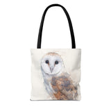 Enchanted Night: Barn Owl Tote Bag