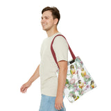 Floral Elegance Conure Tote Bag