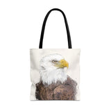 Majestic Freedom: Bald Eagle Tote Bag