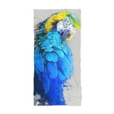 Blue and Yellow Macaw Beach Towel III