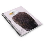 Majestic Freedom Bald Eagle Spiral Notebook