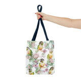 Floral Elegance Conure Tote Bag