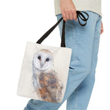 Enchanted Night: Barn Owl Tote Bag