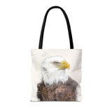 Majestic Freedom: Bald Eagle Tote Bag