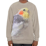 Cockatiel Elegance Unisex Sweatshirt III