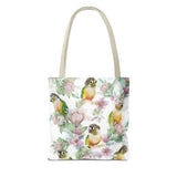 Floral Elegance Conure Tote Bag