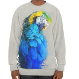 Blue and Yellow Macaw Unisex Sweatshirt III