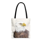 Majestic Freedom: Bald Eagle Tote Bag