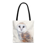 Enchanted Night: Barn Owl Tote Bag