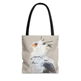 Graceful Hunter: Secretarybird Tote Bag