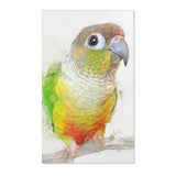 Feathered Friend: Conure Art Rug