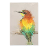 Vibrant Hunter: European Bee-Eater Portrait Rug