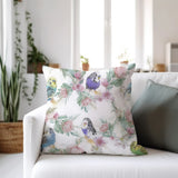 Floral Elegance Budgie Pillowcase