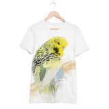 Blue and Yellow Budgie T-Shirt