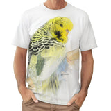 Blue and Yellow Budgie T-Shirt