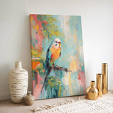 Tropical Daydreams Budgie Canvas