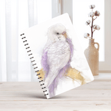 Budgie Scribbles Spiral Notebook